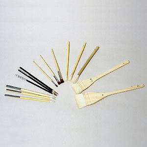 絵つけ用筆セット 14本組 | 造ハウ.com