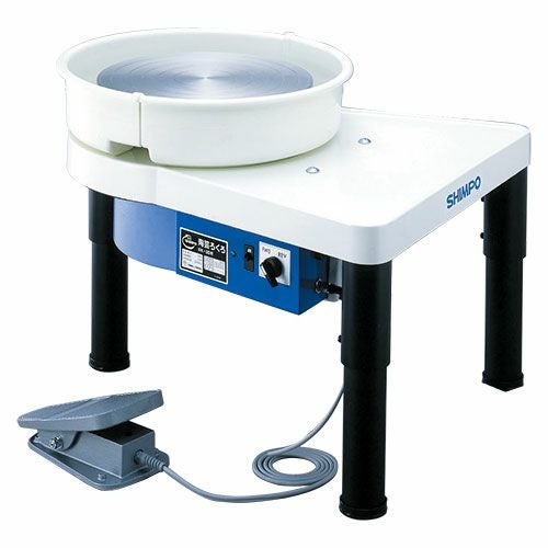 電動ろくろ 卓上　ドベ受け付き 卓上電動ろくろ1型 ドベ受け付(らくらく1型) | 造ハウ.com