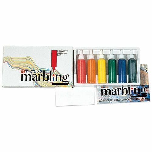 彩液マーブリング 6色セット(12mL) | 造ハウ.com