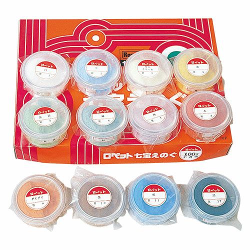 不透明七宝絵の具セットV 40g 12色セット | 造ハウ.com